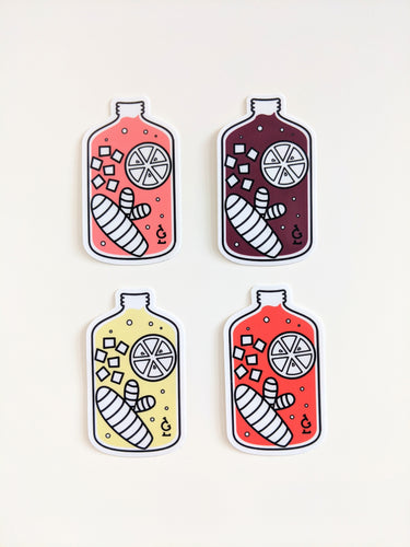 4-Piece Growler Sticker Set