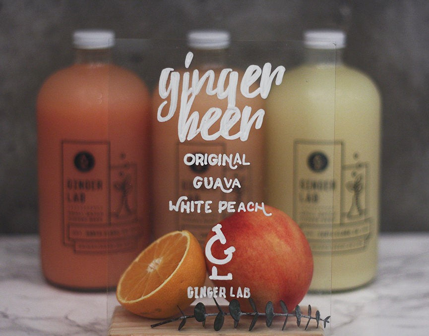 NO SUGAR ADDED Original Brew Growler – Ginger Lab